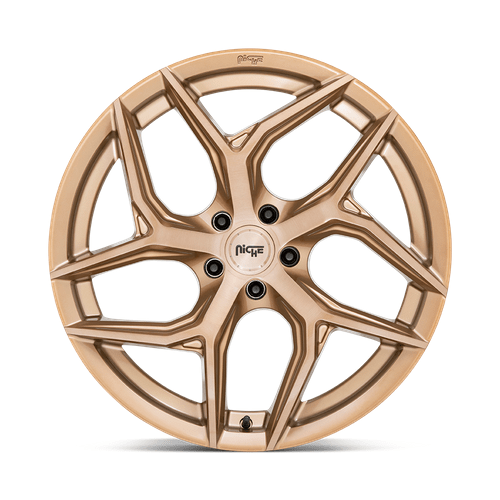 Niche 1PC M267 TORSION 20x10.5 Platinum Bronze 5x114.3 40mm