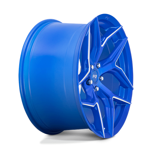 Niche 1PC M268 TORSION 20x9 Anodized Blue Milled 5x114.3 35mm