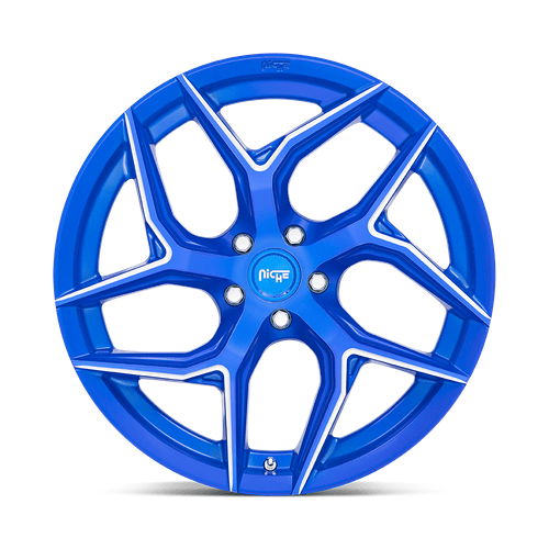 Niche 1PC M268 TORSION 20x9 Anodized Blue Milled 5x114.3 35mm