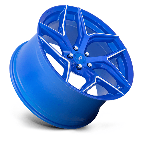 Niche 1PC M268 TORSION 20x9 Anodized Blue Milled 5x114.3 35mm