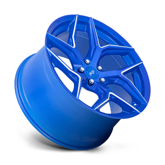 Niche 1PC M268 TORSION 20x9 Anodized Blue Milled 5x114.3 35mm