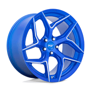 Niche 1PC M268 TORSION 20x9 Anodized Blue Milled 5x114.3 35mm