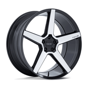 Niche 1PC NC283 MODENA 20x10.5 Gloss Black W/ Machined Face 5x114.3 38mm