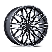Niche 1PC NC277 CALABRIA 5 20x10.5 Gloss Black Machined 5x114.3 40mm
