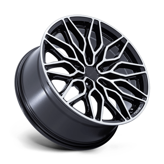 Niche 1PC NC277 CALABRIA 5 20x9 Gloss Black Machined 5x114.3 35mm