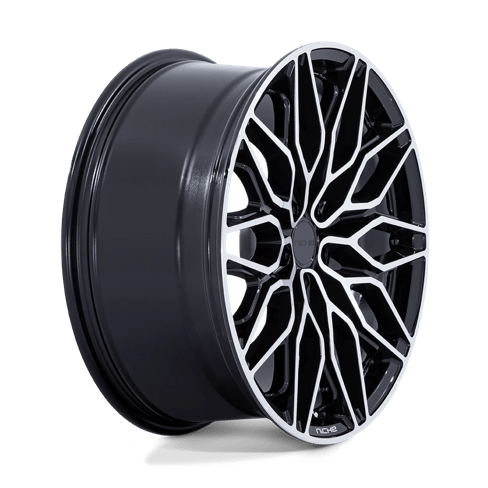 Niche 1PC NC277 CALABRIA 5 20x10.5 Gloss Black Machined 5x114.3 40mm
