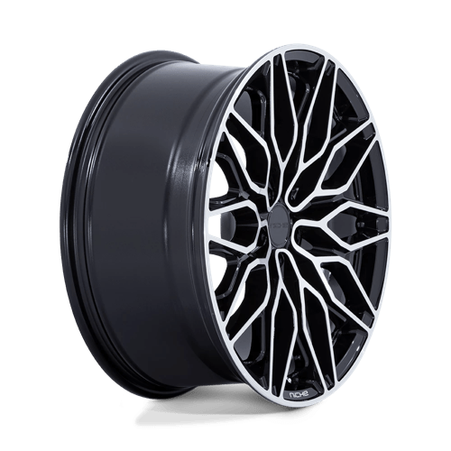 Niche 1PC NC277 CALABRIA 5 20x9 Gloss Black Machined 5x114.3 35mm