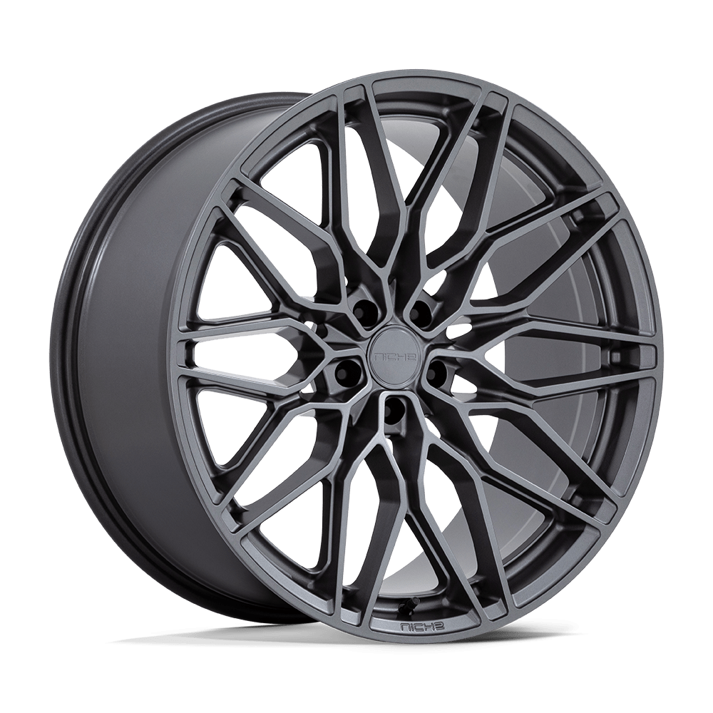 Niche 1PC NC277 CALABRIA 5 20x10.5 Matte Gunmetal 5x114.3 40mm