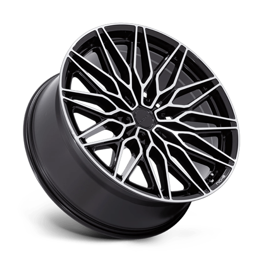 Niche 1PC NC278 CALABRIA 6 22x9.5 Gloss Black W/ Machined 6x135 30mm