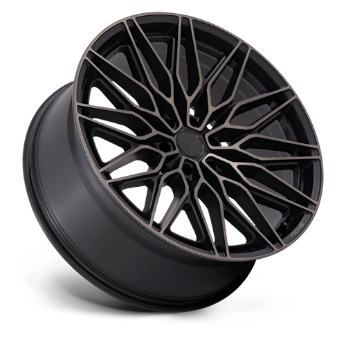 Niche 1PC NC278 CALABRIA 6 22x9.5 Matte Black Machined Dark Tint 6x135 30mm