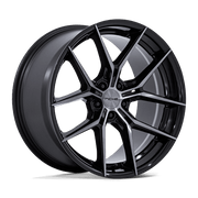 Niche 1PC NC279 PRODIGY 5 18x9.5 Gloss Black Dark Tinted Clear 5x114.3 25mm