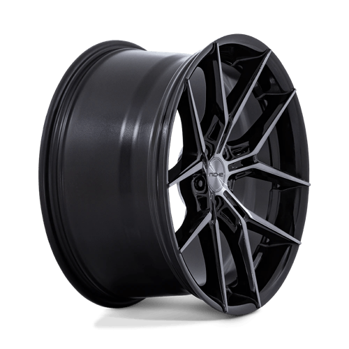 Niche 1PC NC279 PRODIGY 5 19x9.5 Gloss Black Dark Tinted Clear 5x114.3 40mm