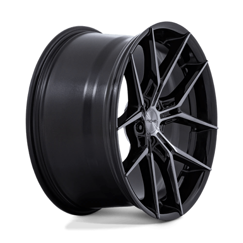 Niche 1PC NC279 PRODIGY 5 19x9.5 Gloss Black Dark Tinted Clear 5x114.3 40mm