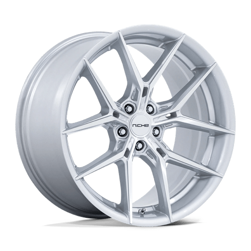 Niche 1PC NC279 PRODIGY 5 19x9.5 Silver W/ Machined Face 5x114.3 25mm