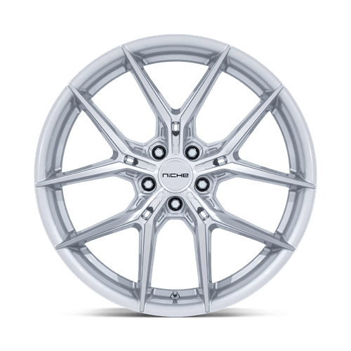 Niche 1PC NC279 PRODIGY 5 18x9.5 Silver W/ Machined Face 5x114.3 40mm