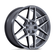 Niche 1PC NC281 RISE 20x10.5 Anthracite W/ Machined Face 5x114.3 38mm