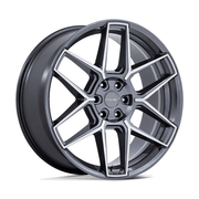 Niche 1PC NC281 RISE 20x9 Anthracite W/ Machined Face 5x114.3 35mm