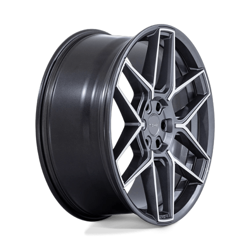 Niche 1PC NC281 RISE 20x9 Anthracite W/ Machined Face 5x114.3 35mm