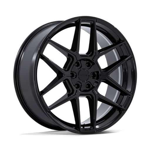 Niche 1PC NC281 RISE 20x10.5 Gloss Black 5x114.3 38mm