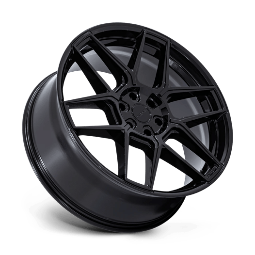 Niche 1PC NC281 RISE 20x9 Gloss Black 5x114.3 35mm