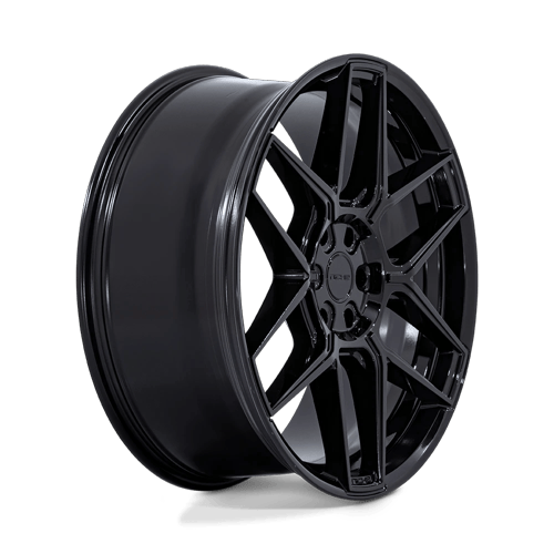 Niche 1PC NC281 RISE 20x9 Gloss Black 5x114.3 35mm