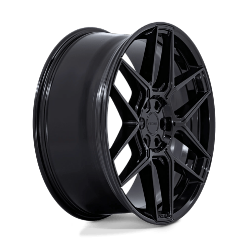 Niche 1PC NC281 RISE 20x9 Gloss Black 5x114.3 35mm