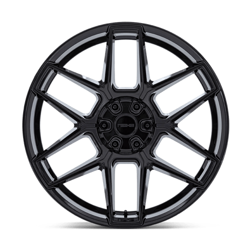 Niche 1PC NC281 RISE 20x10.5 Gloss Black 5x114.3 38mm