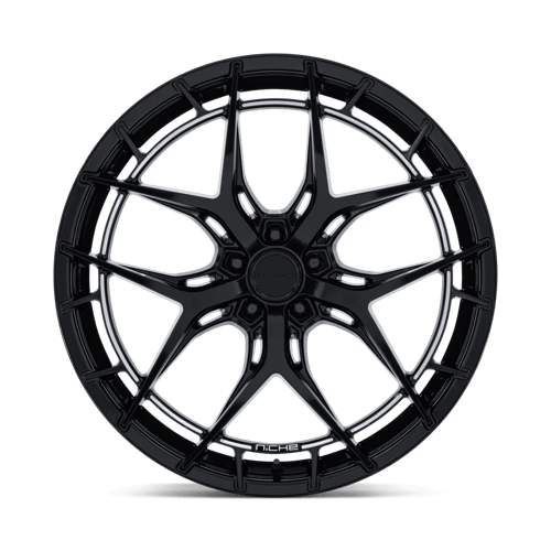 Niche 1PC NC286 RIVIERA 20x11 Gloss Black 5x114.3 50mm