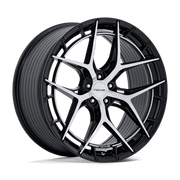 Niche 1PC NC286 RIVIERA 20x10.5 Gloss Black W/ Machined Face 5x114.3 40mm