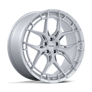 Niche 1PC NC286 RIVIERA 20x11 Gloss Silver W/ Brushed Face 5x114.3 50mm