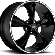 Foose 1PC F104 LEGEND 20x8.5 Gloss Black Milled 5x114.3 32mm