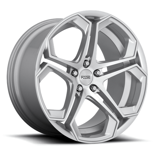 Foose 1PC F170 IMPALA 20x10.5 Gloss Silver Machined 5x114.3 40mm