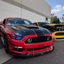 Oracle 15-17 Ford Mustang V6/GT/Shelby Dynamic DRL w/ Halo Kit - ColorSHIFT - Dynamic
