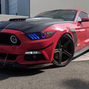Oracle 15-17 Ford Mustang V6/GT/Shelby Dynamic DRL w/ Halo Kit - ColorSHIFT - Dynamic