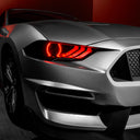 Oracle Lighting 18-23 Ford Mustang Dynamic ColorSHIFT LED Headlights - Black Series