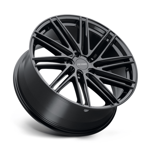 Petrol P1C 17x8 Gloss Black 5x114.3 40mm