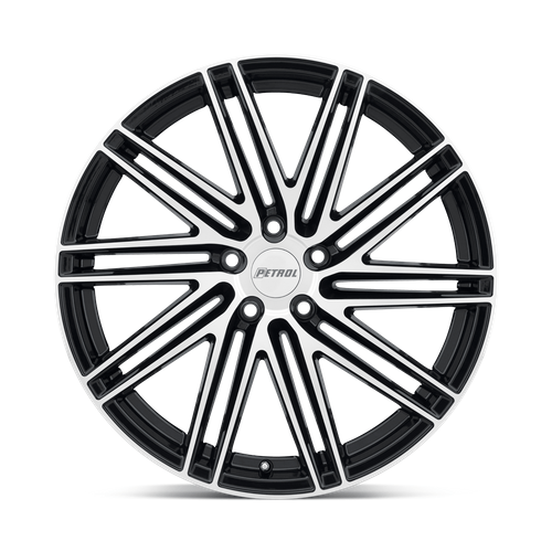 Petrol P1C 18x8 Gloss Black W/ Mach Cut Face 5x114.3 40mm