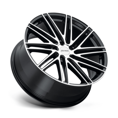 Petrol P1C 20x8.5 Gloss Black W/ Mach Cut Face 5x114.3 40mm