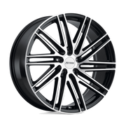 Petrol P1C 17x8 Gloss Black W/ Mach Cut Face 5x114.3 40mm