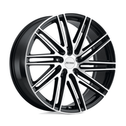 Petrol P1C 19x8 Gloss Black W/ Mach Cut Face 5x114.3 40mm