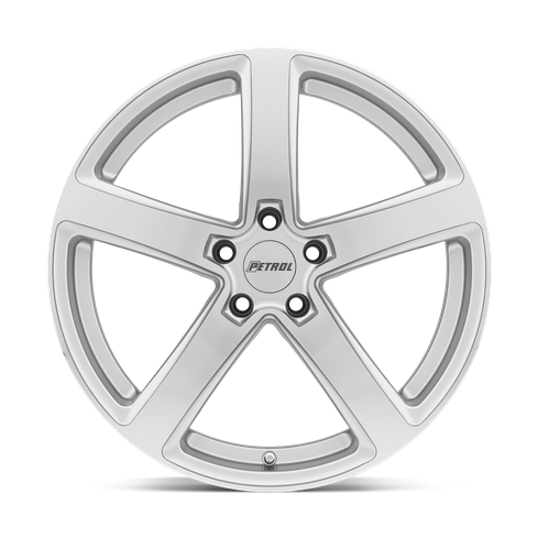 Petrol P2A 19x8 Silver W/ Machined Cut Face 5x114.3 40mm