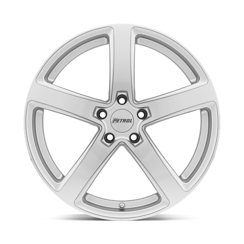 Petrol P2A 19x8 Silver W/ Machined Cut Face 5x114.3 40mm