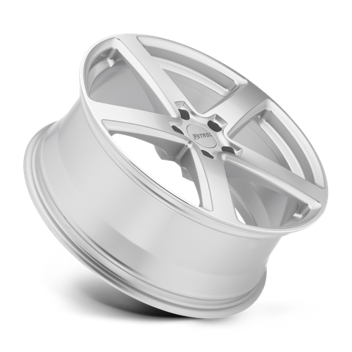Petrol P2A 18x8 Silver W/ Machined Cut Face 5x114.3 40mm