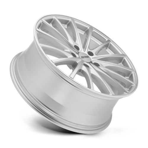 Petrol P3A 18x8 Silver W/ Machined Cut Face 5x114.3 40mm