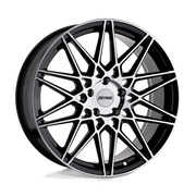 Petrol P3C 17x8 Gloss Black W/ Mach Cut Face 5x114.3 40mm