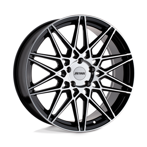 Petrol P3C 20x8.5 Gloss Black W/ Mach Cut Face 5x114.3 40mm