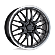 Petrol P4C 19x8 Gloss Black W/ Mach Cut Lip 5x114.3 40mm