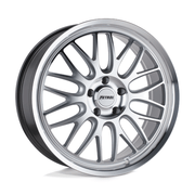 Petrol P4C 17x8 Silver W/ Machined Face & Lip 5x114.3 40mm