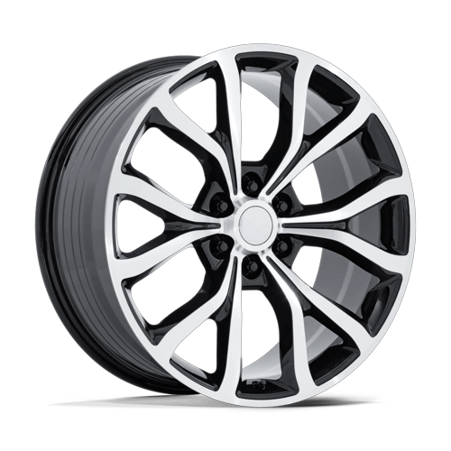 Performance Replicas PR230 22x9.5 Gloss Black W/ Machined Face 6x135 44mm
