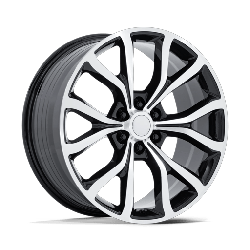 Performance Replicas PR230 22x9.5 Gloss Black W/ Machined Face 6x135 44mm